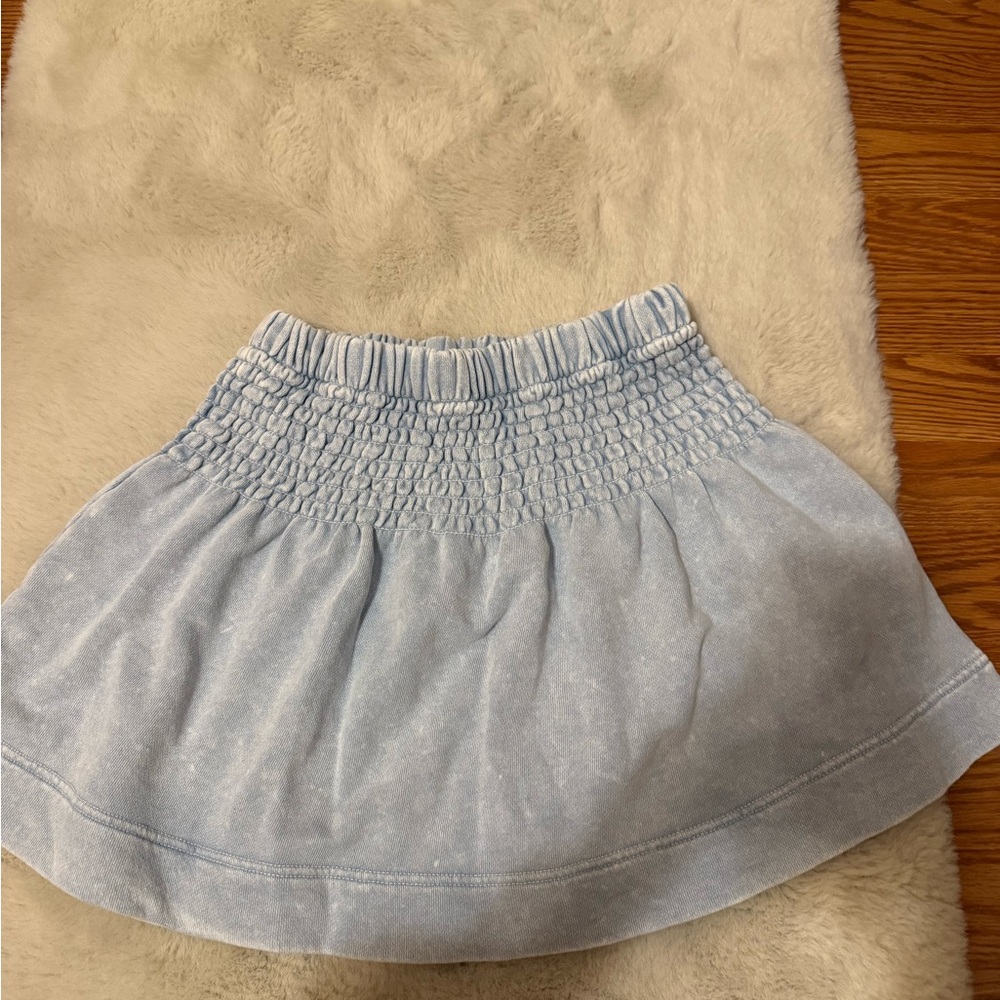 Aerie Light Blue Skater Skirt